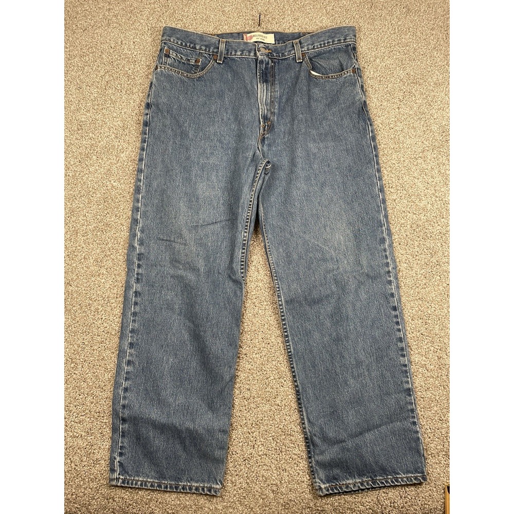 Levis 550 Jeans Mens 40x30 Relaxed Fit Medium Wash Denim Stretch Loose